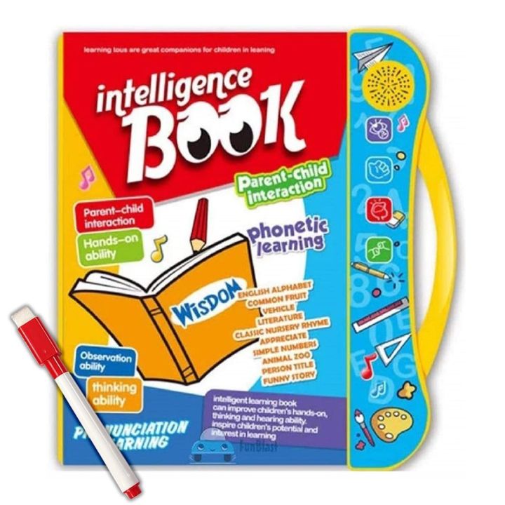 Kids intelligence study book education Touch Reading Sound Bangla learning