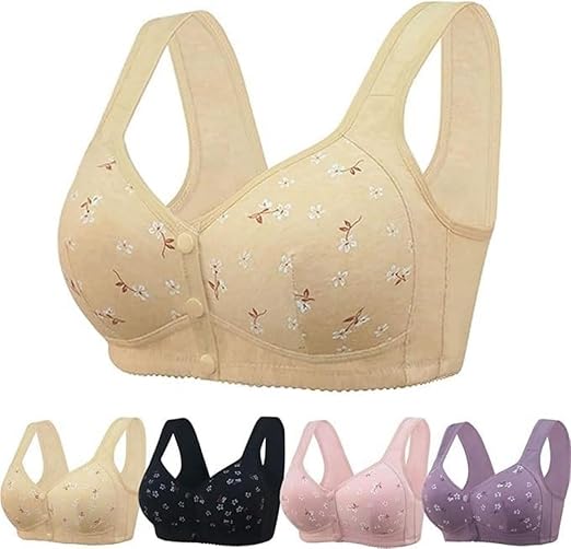 China Front Button Snap Bra For Women